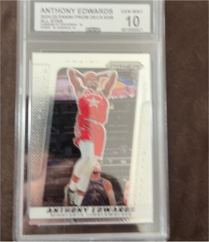 2024-25 Panini Prizm Deca All-Star #258 Anthony Edwards — front