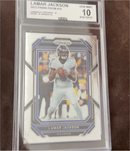 2022 Panini Prizm #19 Lamar Jackson — front