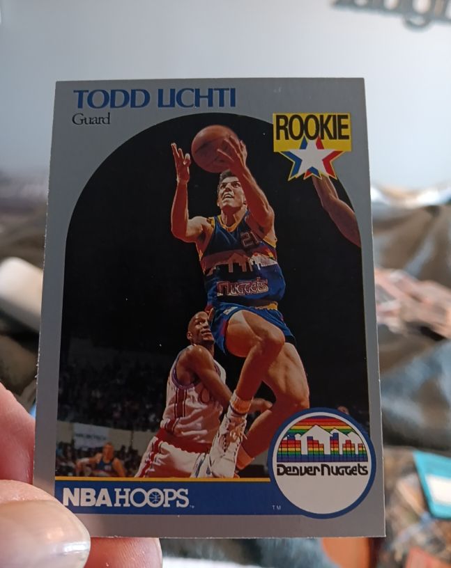 1990-91 NBA Hoops #98 Todd Lichti — front