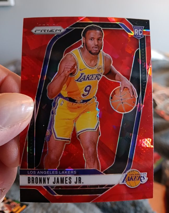2024-25 Panini Prizm #243 Bronny James Jr. — front
