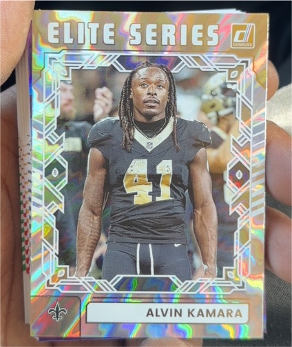 2025 Donruss #TES-AKA Alvin Kamara The Elite Series — front