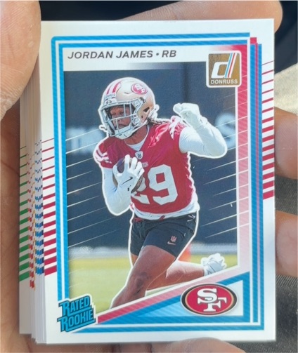 2025 Donruss #374 Jordan James — front