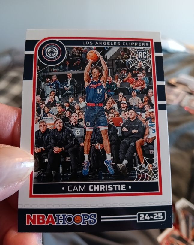 2024-25 Panini NBA Hoops Haunted Hoops #248 Cam Christie — front