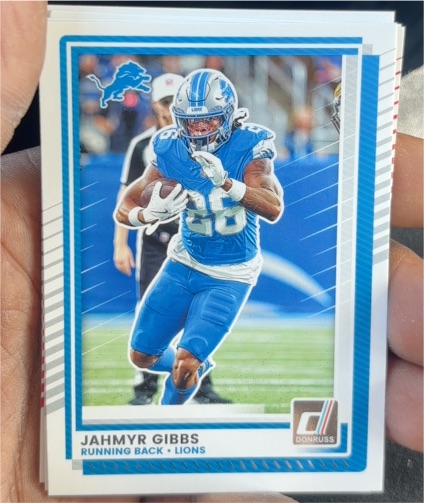 2025 Donruss #101 Jahmyr Gibbs — front