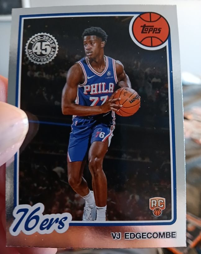 2025-26 Topps 45th Anniversary #80BK-96 VJ Edgecombe — front
