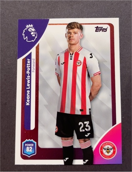 2025-26 Topps Premier League #66 Keane Lewis-Potter — front
