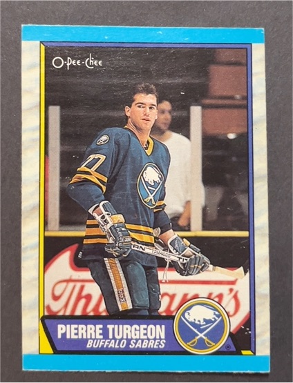 1989-90 O-Pee-Chee #25 Pierre Turgeon — front