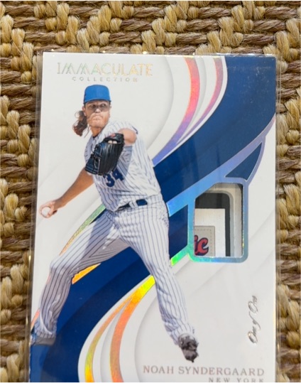 2019 Panini Immaculate Collection #8 Noah Syndergaard — front