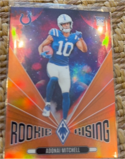 2024 Panini Phoenix #RR-AML Adonai Mitchell Rookie Rising — front