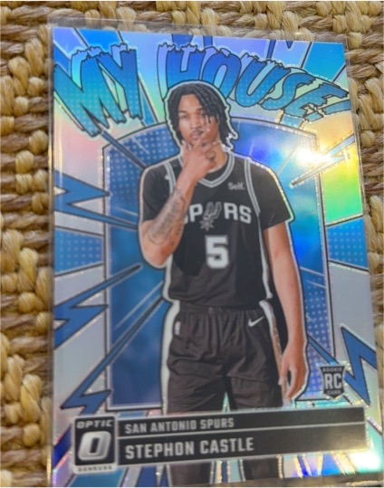 2024-25 Donruss Optic #16 Stephon Castle My House — front