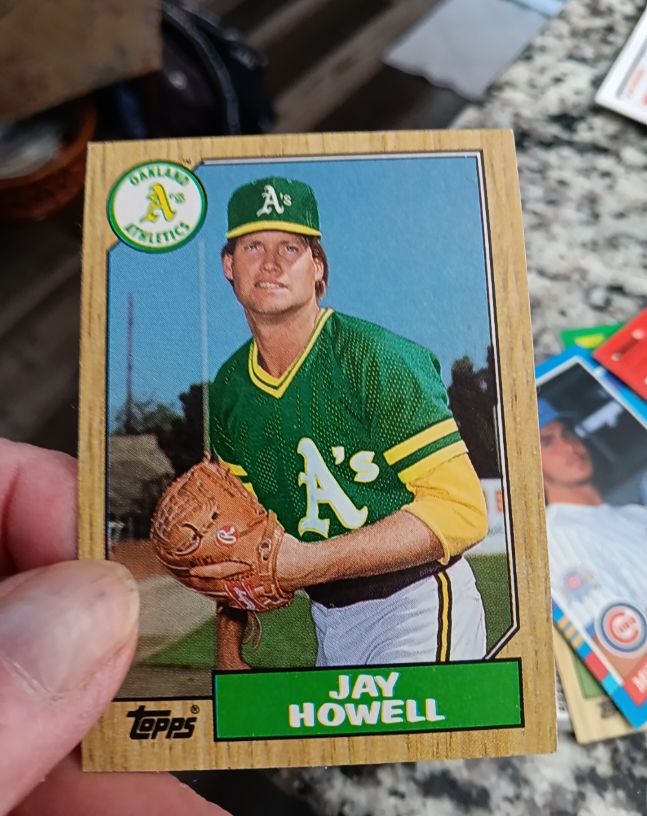 1987 Topps #391 Jay Howell — front