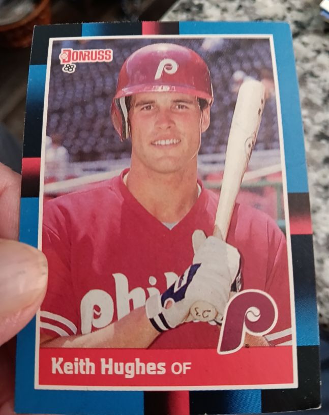 1988 Donruss #643 Keith Hughes — front