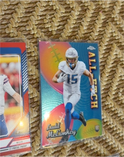 2024 Topps Chrome #CAE-LM Ladd McConkey All-Etch — front