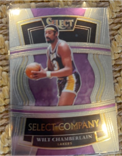 2021-22 Panini Select #8 Wilt Chamberlain Select Company — front