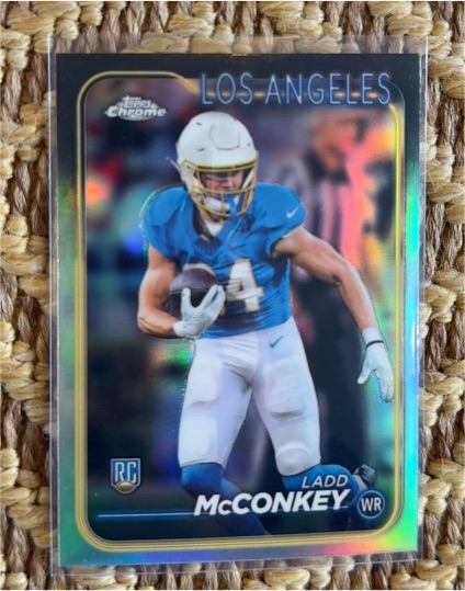 2024 Topps Chrome #212 Ladd McConkey — front