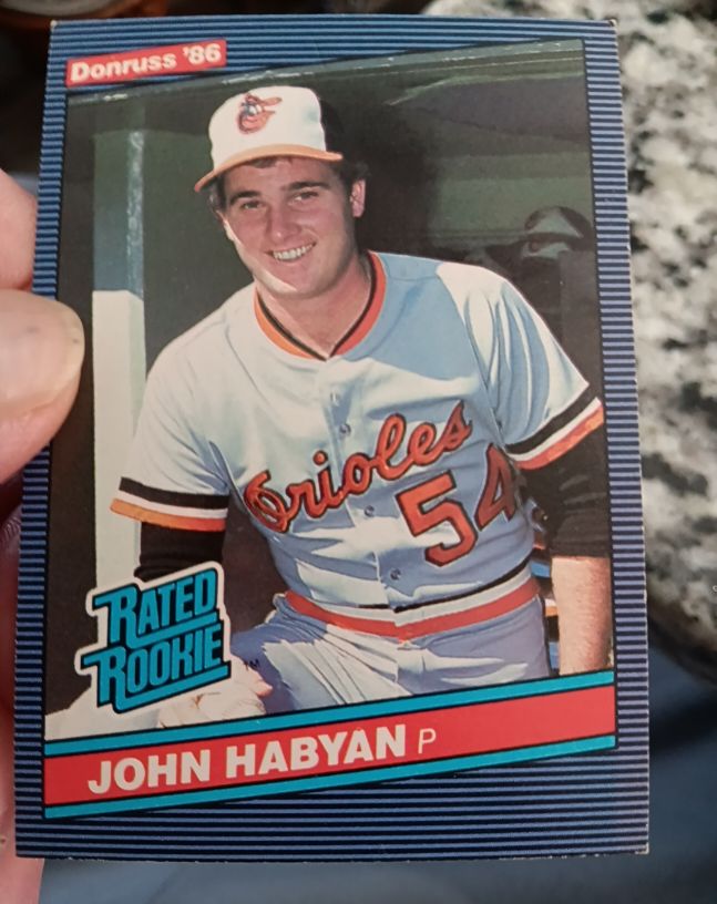 1986 Donruss #45 John Habyan — front