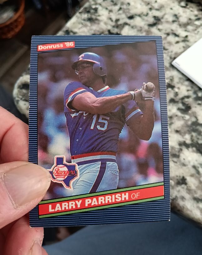 1986 Donruss #178 Larry Parrish — front