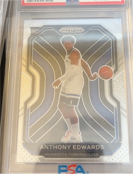 2020-21 Panini Prizm #258 Anthony Edwards — front
