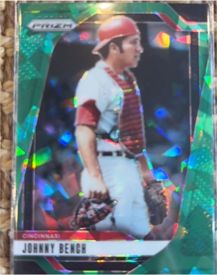 2025 Panini Prizm #17 Johnny Bench — front