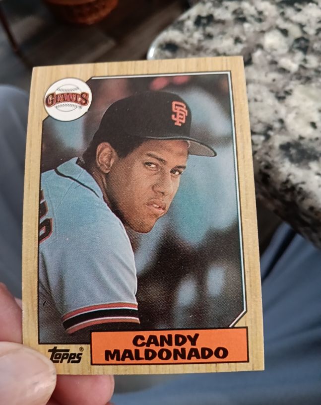 1987 Topps #335 Candy Maldonado — front