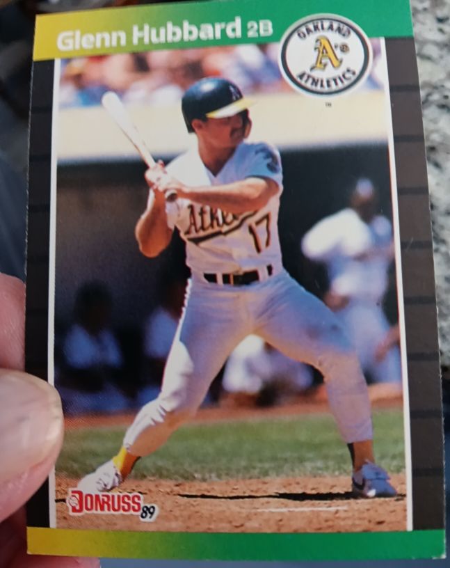 1989 Donruss #568 Glenn Hubbard — front