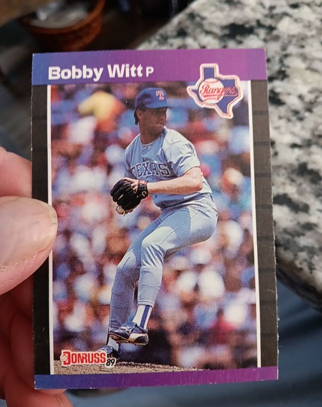1989 Donruss #461 Bobby Witt — front