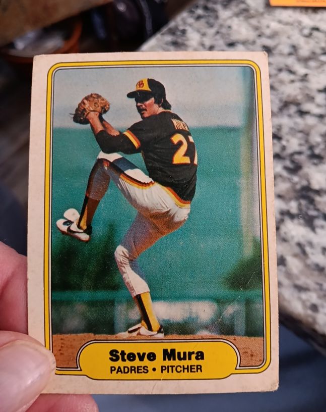 1982 Fleer #578 Steve Mura — front