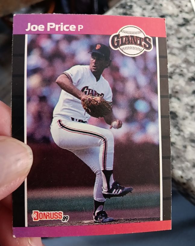 1989 Donruss #376 Joe Price — front