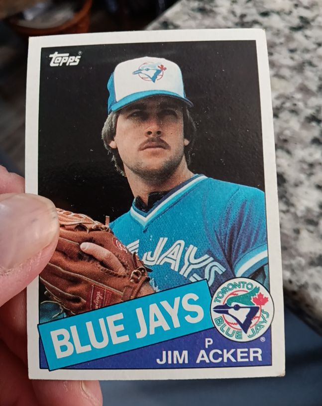 1985 Topps #101 Jim Acker — front