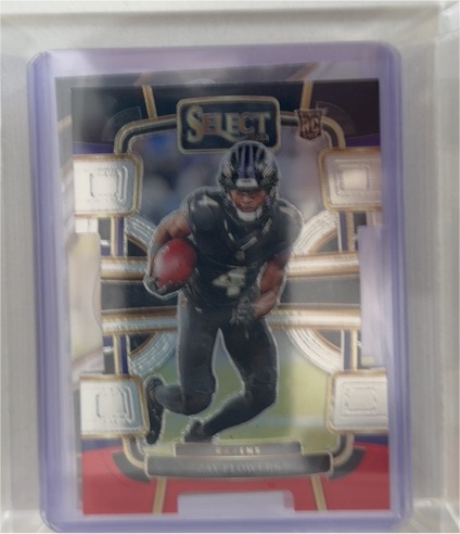 2023 Panini Select Concourse #8 Zay Flowers — front
