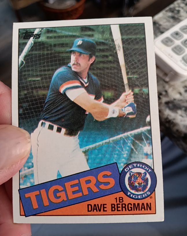 1985 Topps #368 Dave Bergman — front