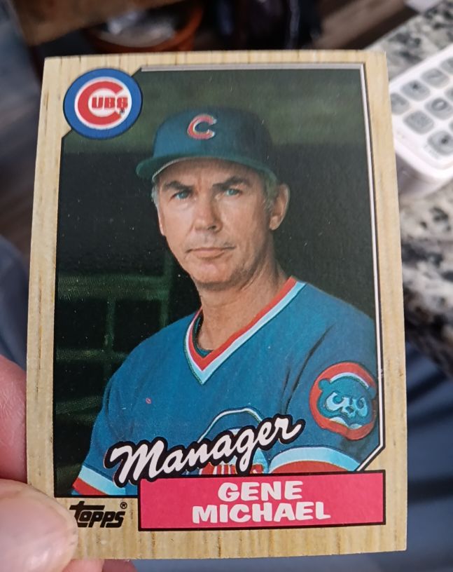 1987 Topps #43 Gene Michael — front