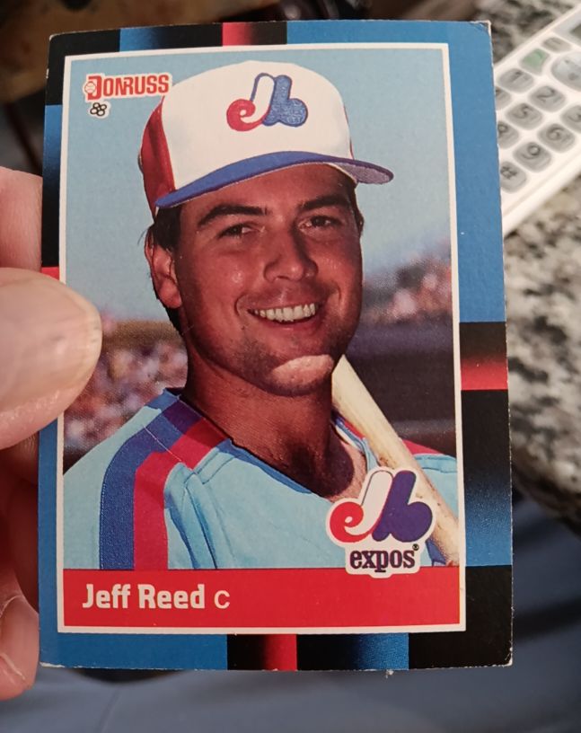 1988 Donruss #88 Jeff Reed — front