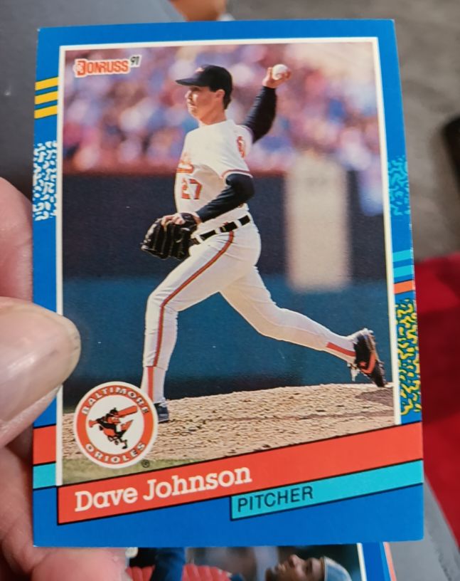 1991 Donruss #126 Dave Johnson — front