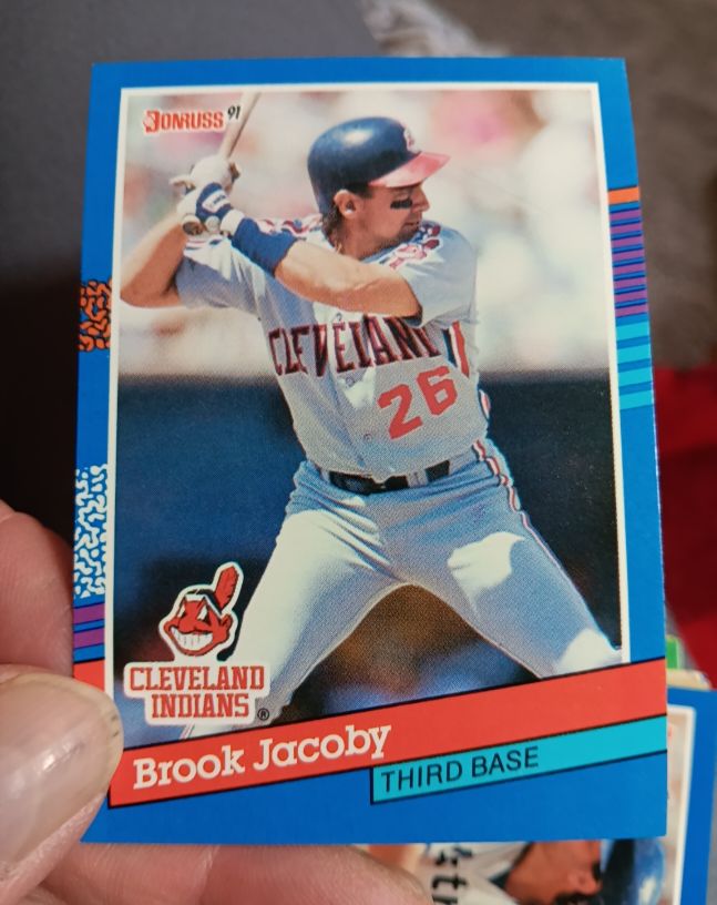 1991 Donruss #176 Brook Jacoby — front