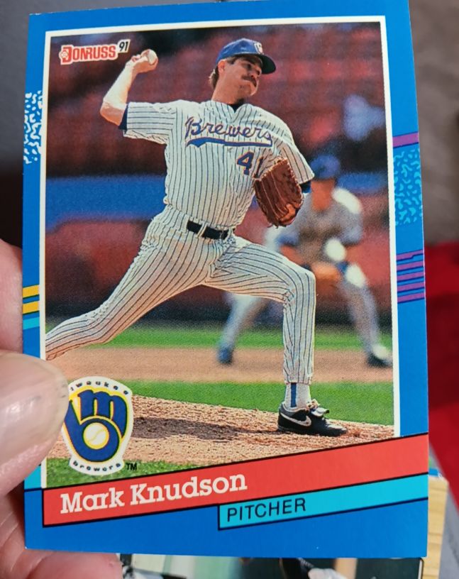 1991 Donruss #328 Mark Knudson — front
