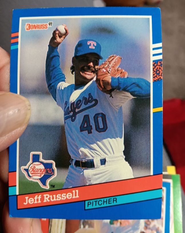 1991 Donruss #202 Jeff Russell — front
