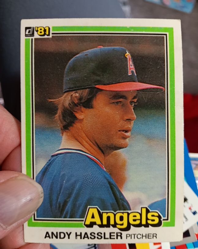 1981 Donruss #581 Andy Hassler — front