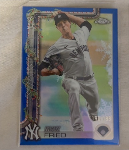 2025 Topps Chrome Holiday #HC119 Max Fried — front