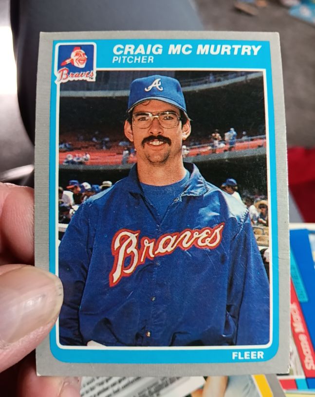 1985 Fleer #333 Craig McMurtry — front