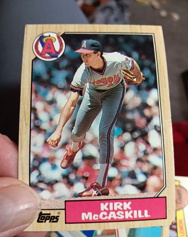 1987 Topps #194 Kirk McCaskill — front