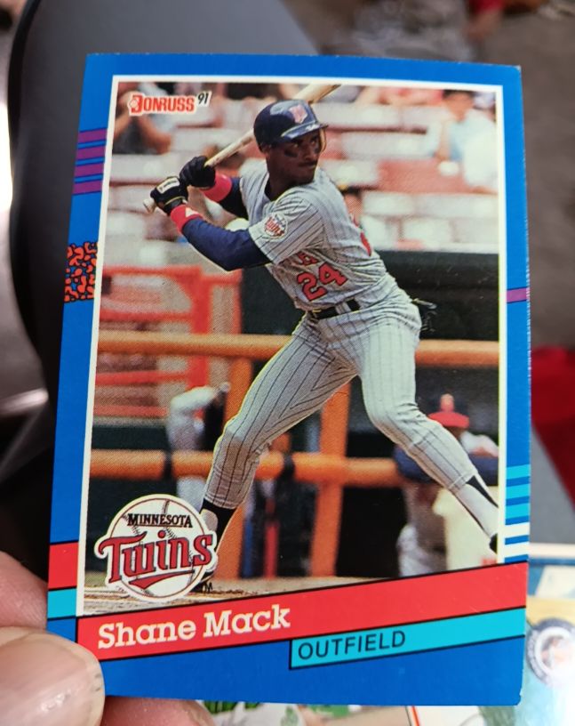 1991 Donruss #320 Shane Mack — front