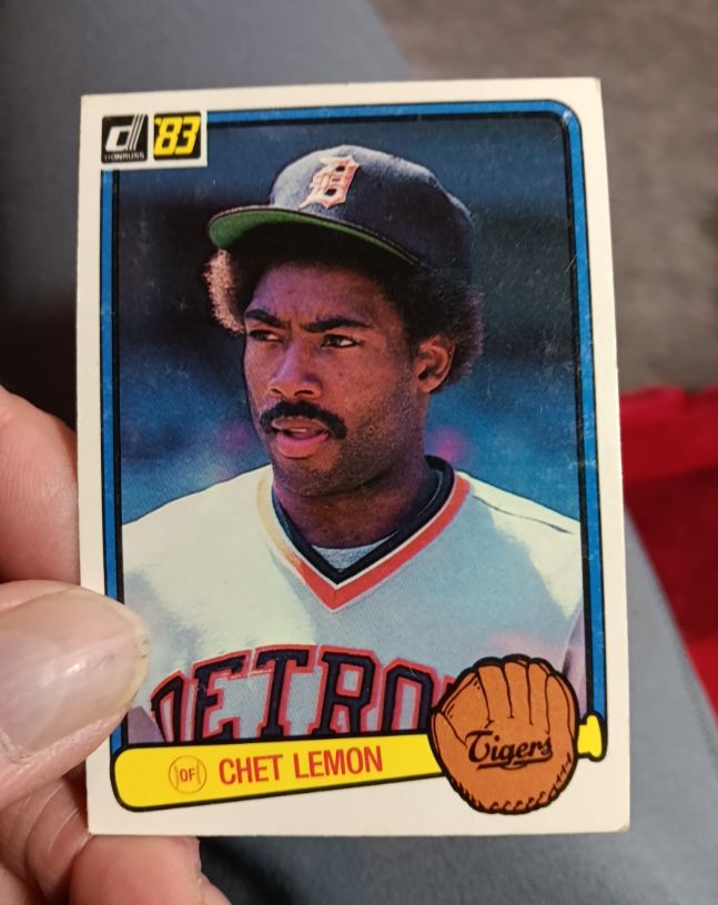 1983 Donruss #511 Chet Lemon — front