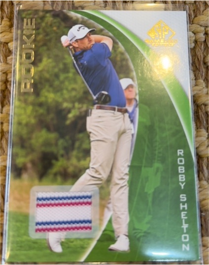 2024 Upper Deck SP Game Used #86 Robby Shelton Rookie Patch — front