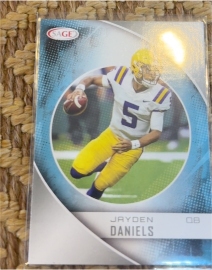 2023 SAGE Low Series #8 Jayden Daniels — front