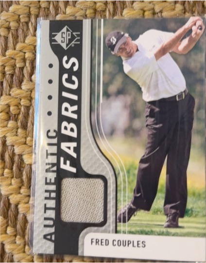 2012 Upper Deck SP Golf Authentic Fabrics #AF-FC Fred Couples — front