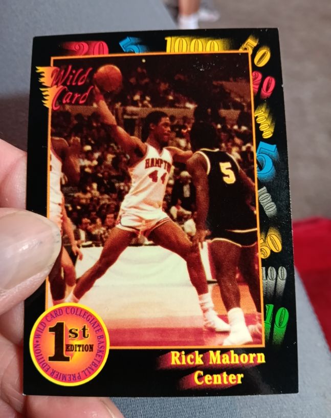 1991-92 Wild Card Basketball #113 Rick Mahorn — front