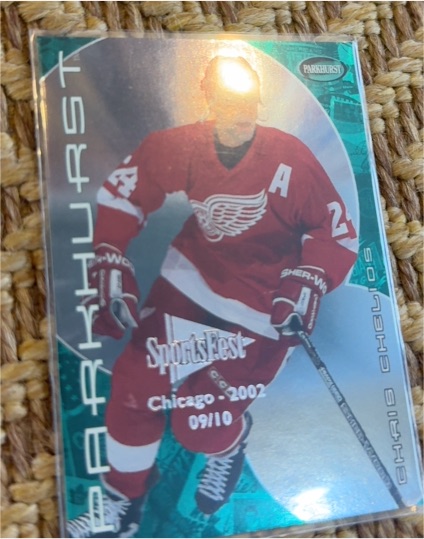 2001-02 Parkhurst Tri-Star New England #09 Chris Chelios — front