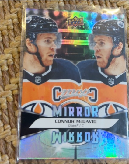 2020-21 Upper Deck MVP Mirror Mirror #MM-1 Connor McDavid — front