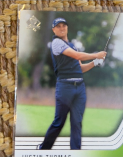 2021 SP Authentic Golf #Justin Thomas Upper Deck — front